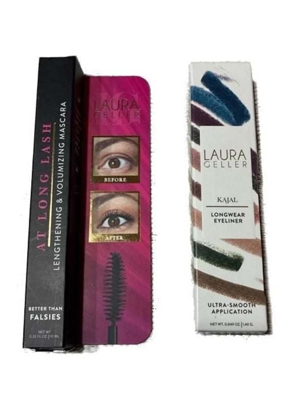 Laura Geller At Long Lash Mascara & Kajal Longwear Eyeliner Duo NIB